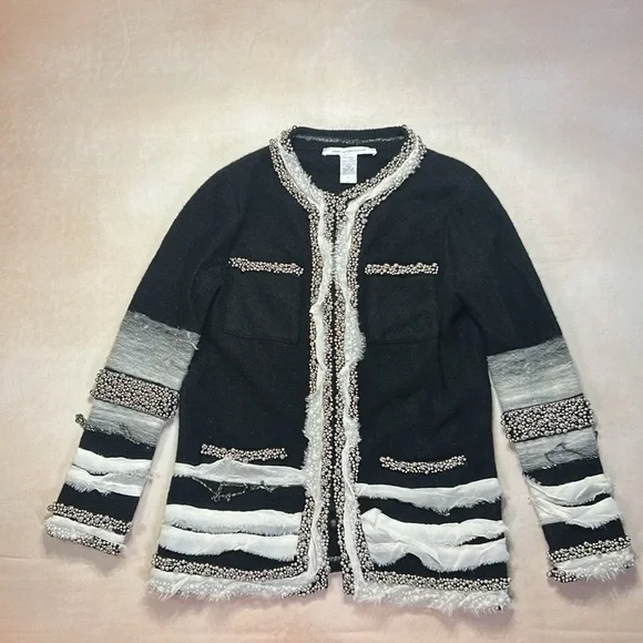 diane von furstenberg black cardigan